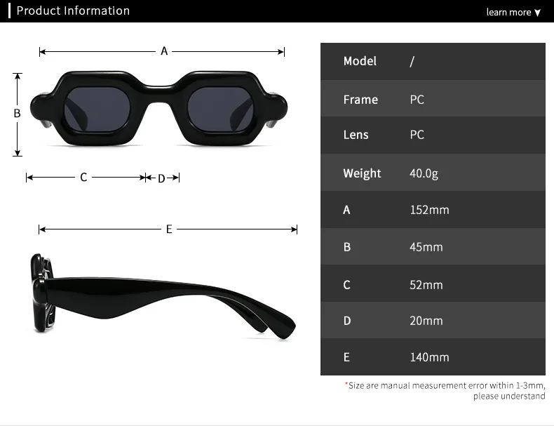 Square Casual Solid Color Pc Gradient Tinted Lenses Full Frame Women's Sunglasses display picture 4