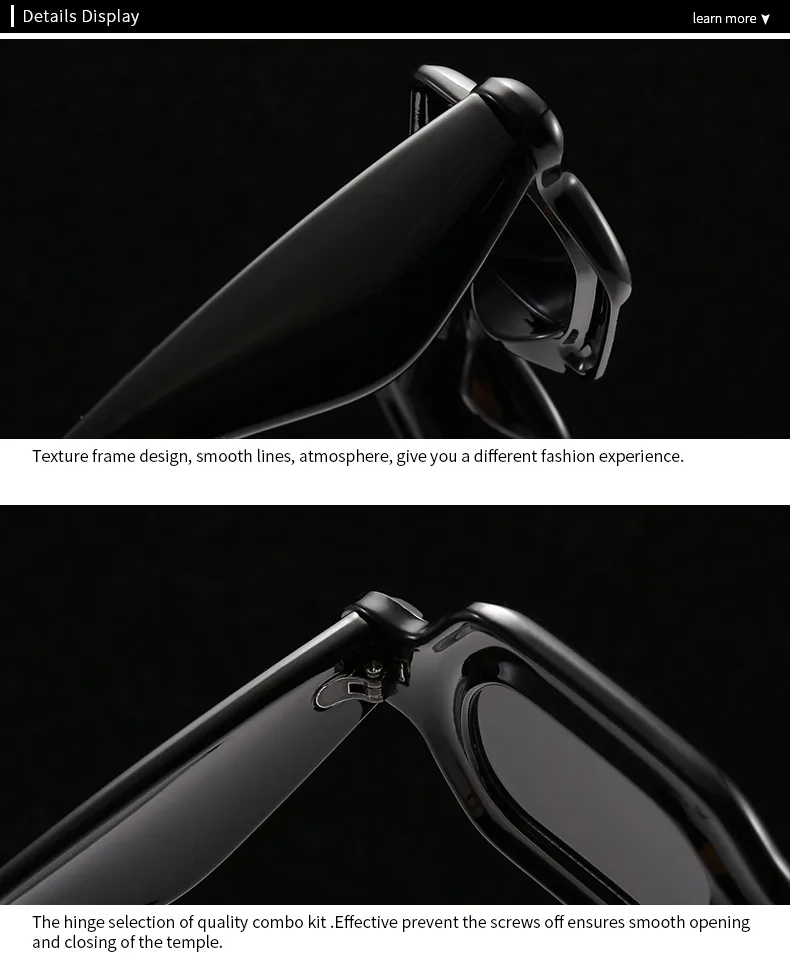 Cuadrado Casual Color Sólido Ordenador Personal Lentes Tintados Con Degradado Fotograma Completo Gafas De Sol Mujer display picture 20