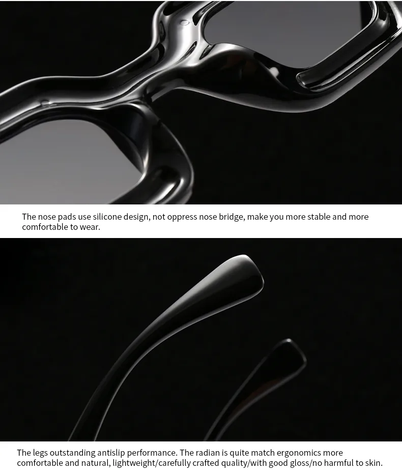 Square Casual Solid Color Pc Gradient Tinted Lenses Full Frame Women's Sunglasses display picture 21