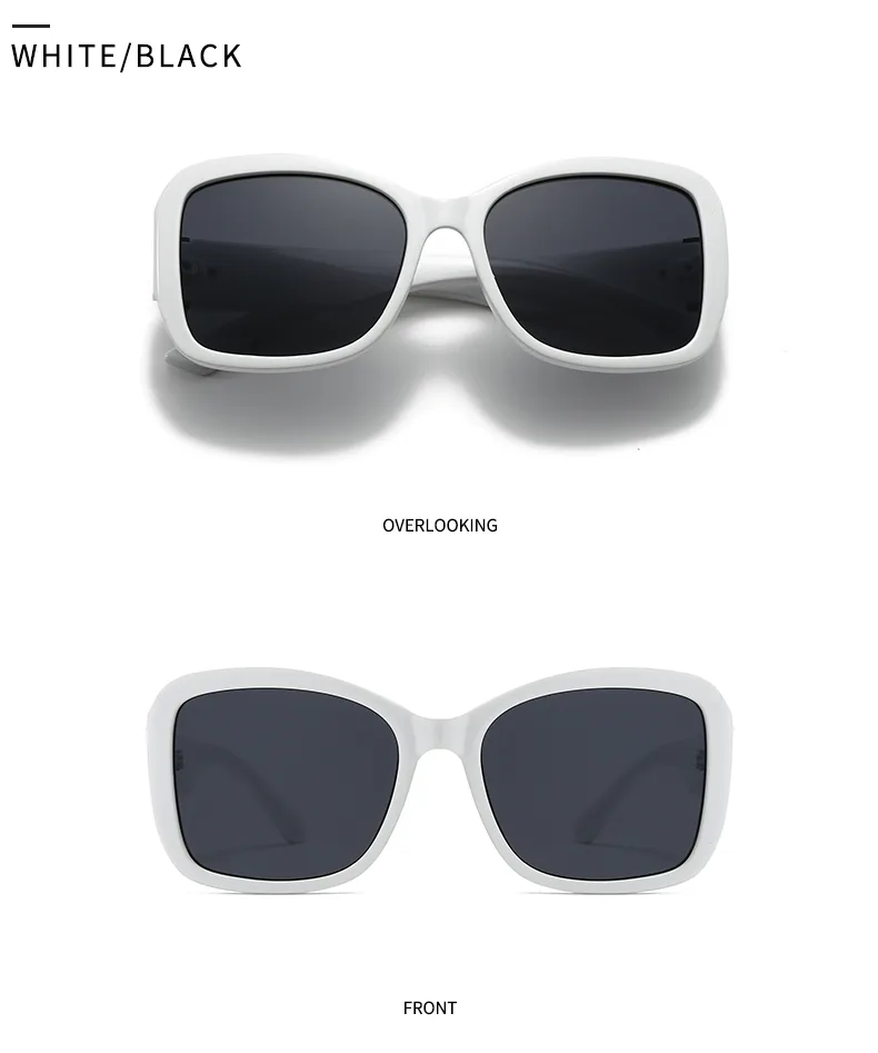 Cat Eye Casual Modern Style Pc Gradient Tinted Lenses Full Frame Women's Sunglasses display picture 4