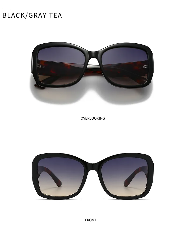 Cat Eye Casual Modern Style Pc Gradient Tinted Lenses Full Frame Women's Sunglasses display picture 9