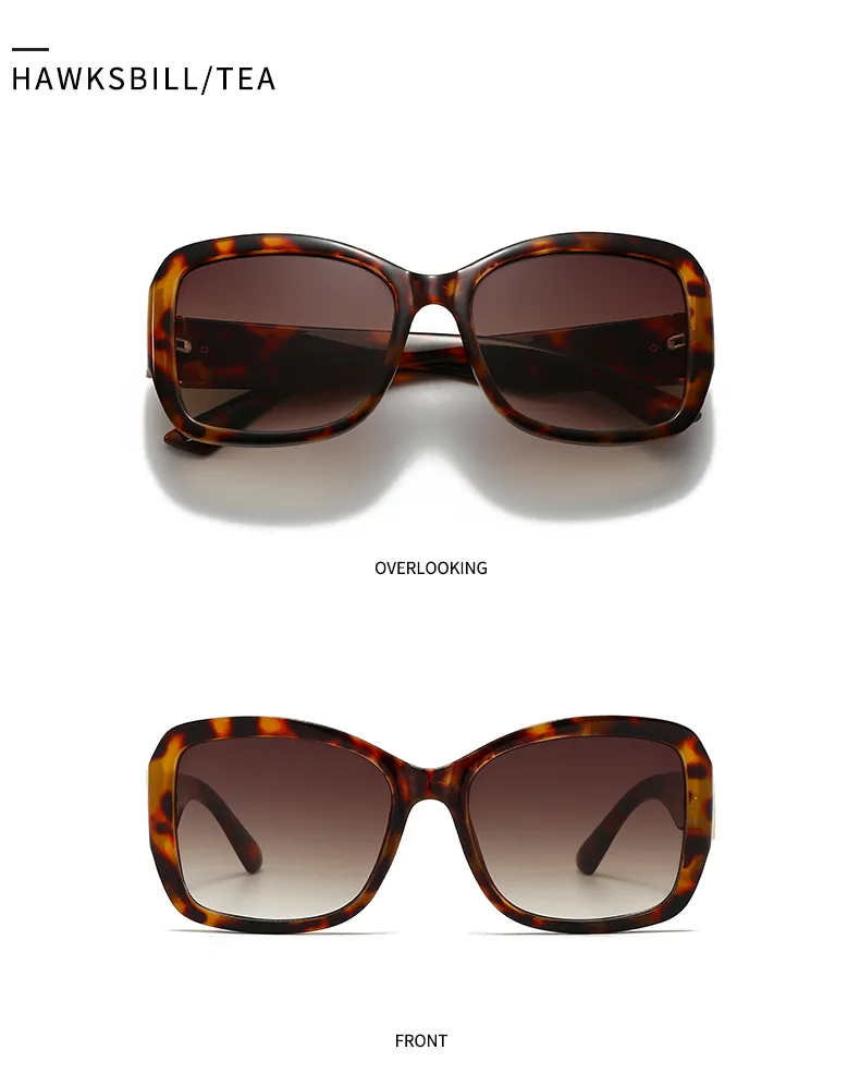 Cat Eye Casual Modern Style Pc Gradient Tinted Lenses Full Frame Women's Sunglasses display picture 12