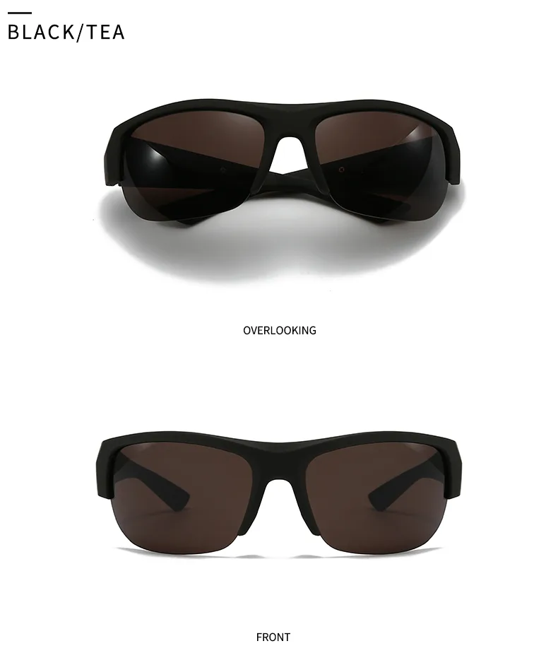 Square Casual Modern Style Solid Color Pc Gradient Tinted Lenses Half Frame Women's Sunglasses display picture 11
