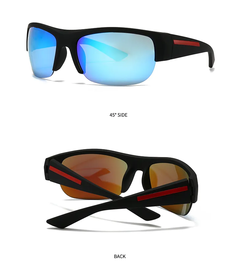 Square Casual Modern Style Solid Color Pc Gradient Tinted Lenses Half Frame Women's Sunglasses display picture 13