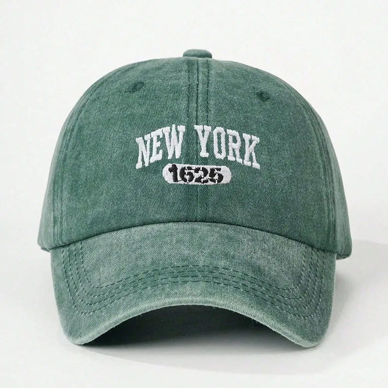 Unisex Solid Color Curved Eaves Retro Classic Style Baseball Cap display picture 6