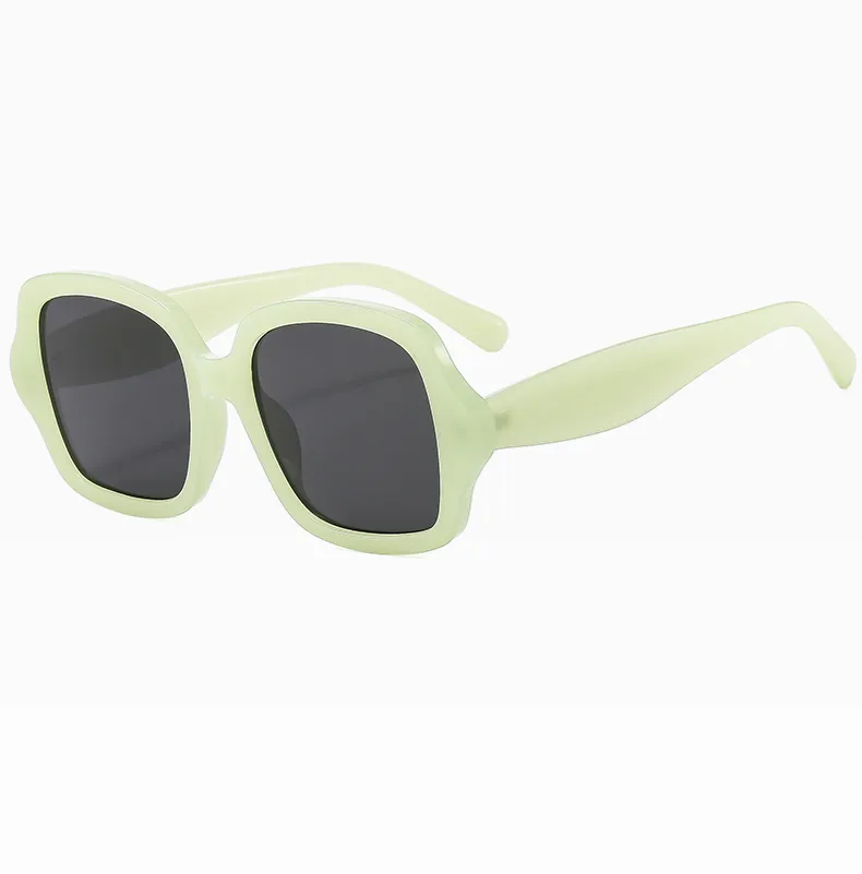 Cuadrado Casual Ropa De Calle Lentes Ordenador Personal Resina Lentes Tintados Con Degradado Fotograma Completo Gafas De Sol Mujer display picture 12
