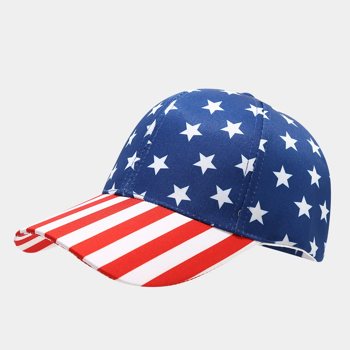 Unisex American Flag Curved Eaves Retro Baseball Cap display picture 4
