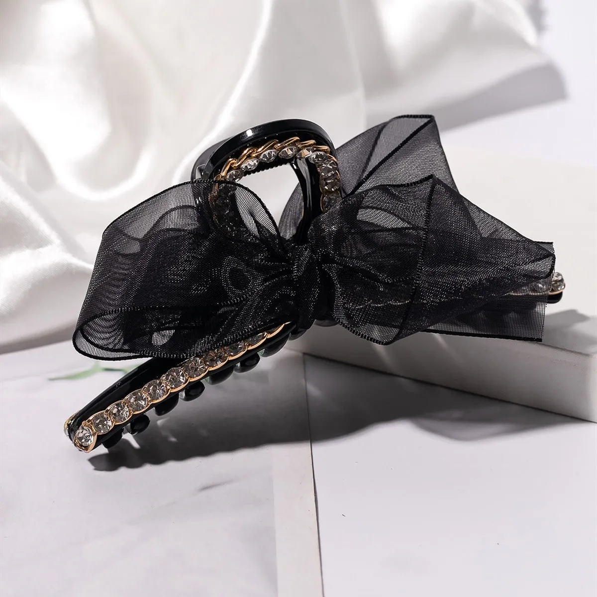 Women's Bow Knot Elegant Lady Plastic/Resin Hair Claws display picture 4