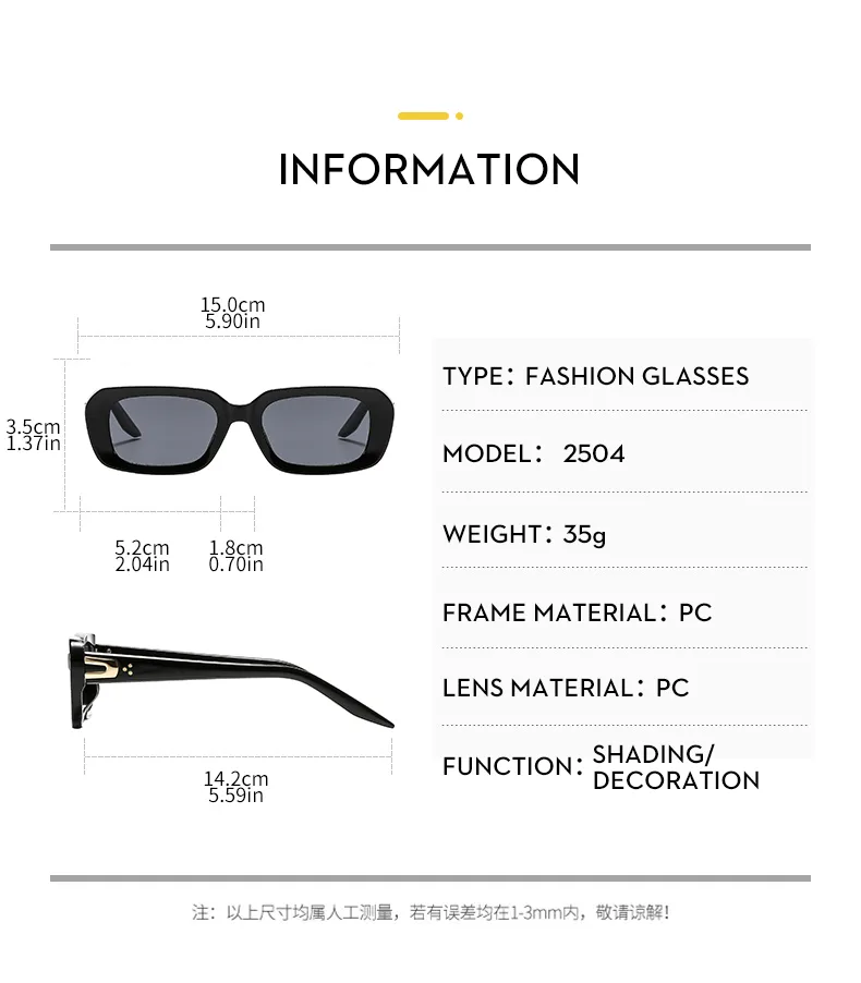 Square Casual Modern Style Letter Ac Gradient Tinted Lenses Full Frame Women's Sunglasses display picture 4