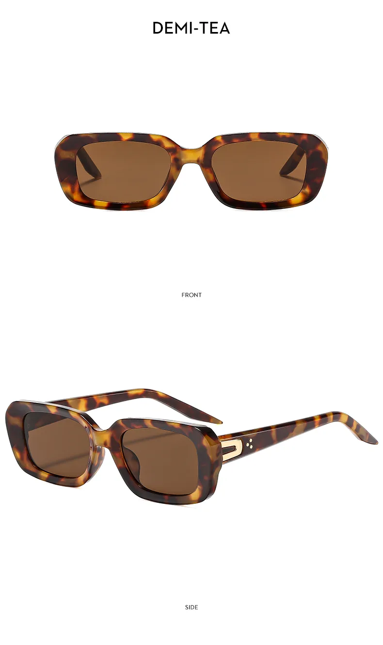 Square Casual Modern Style Letter Ac Gradient Tinted Lenses Full Frame Women's Sunglasses display picture 8