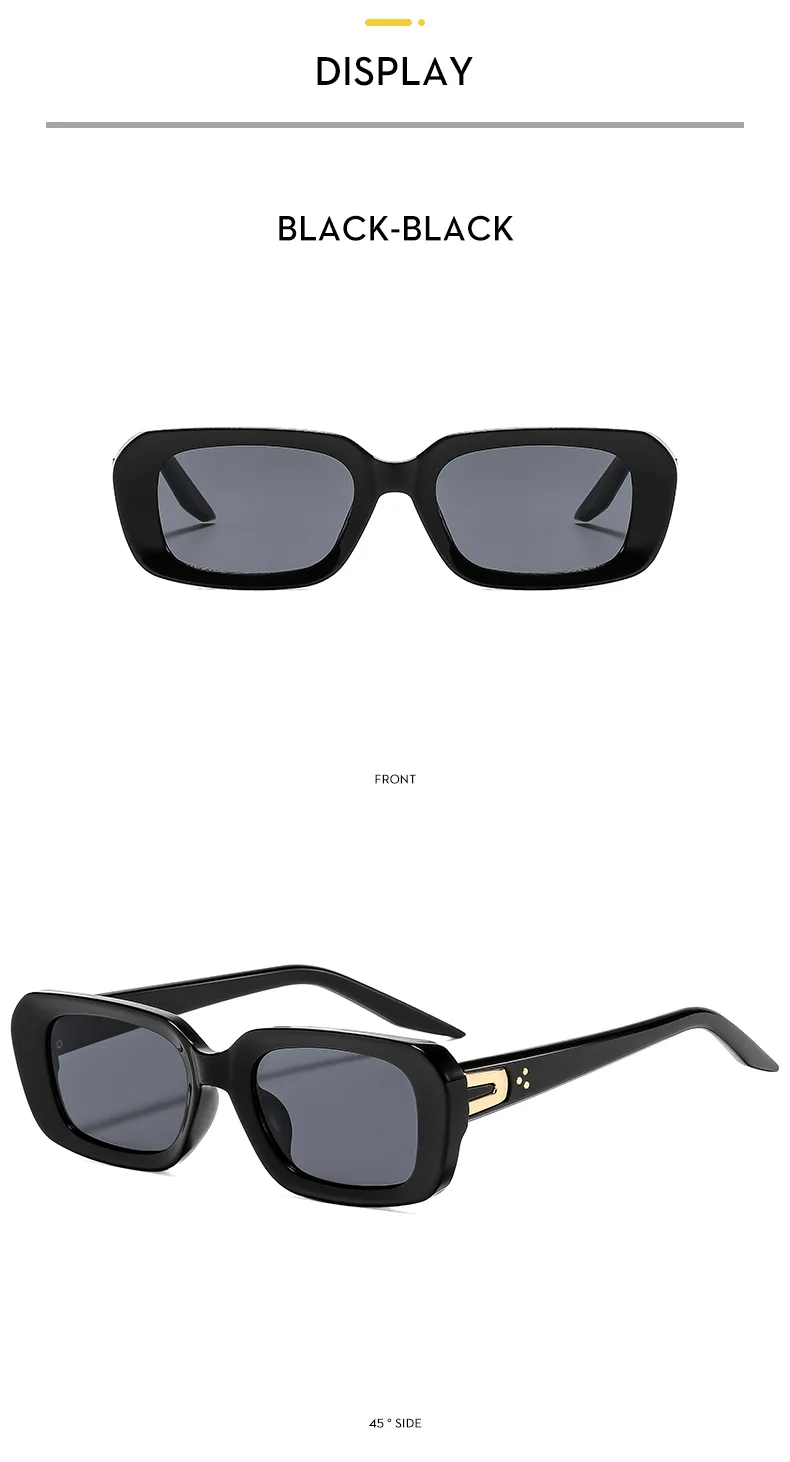 Cuadrado Casual Estilo Moderno Letra C.A. Lentes Tintados Con Degradado Fotograma Completo Gafas De Sol Mujer display picture 10