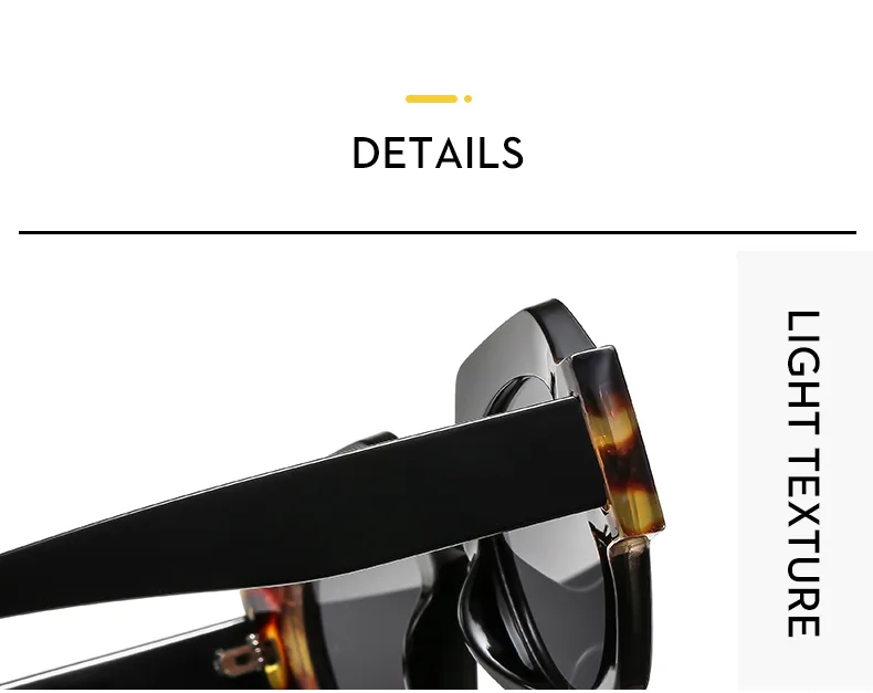 Polígono Casual Color Sólido C.A. Fotograma Completo Gafas De Sol Mujer display picture 3