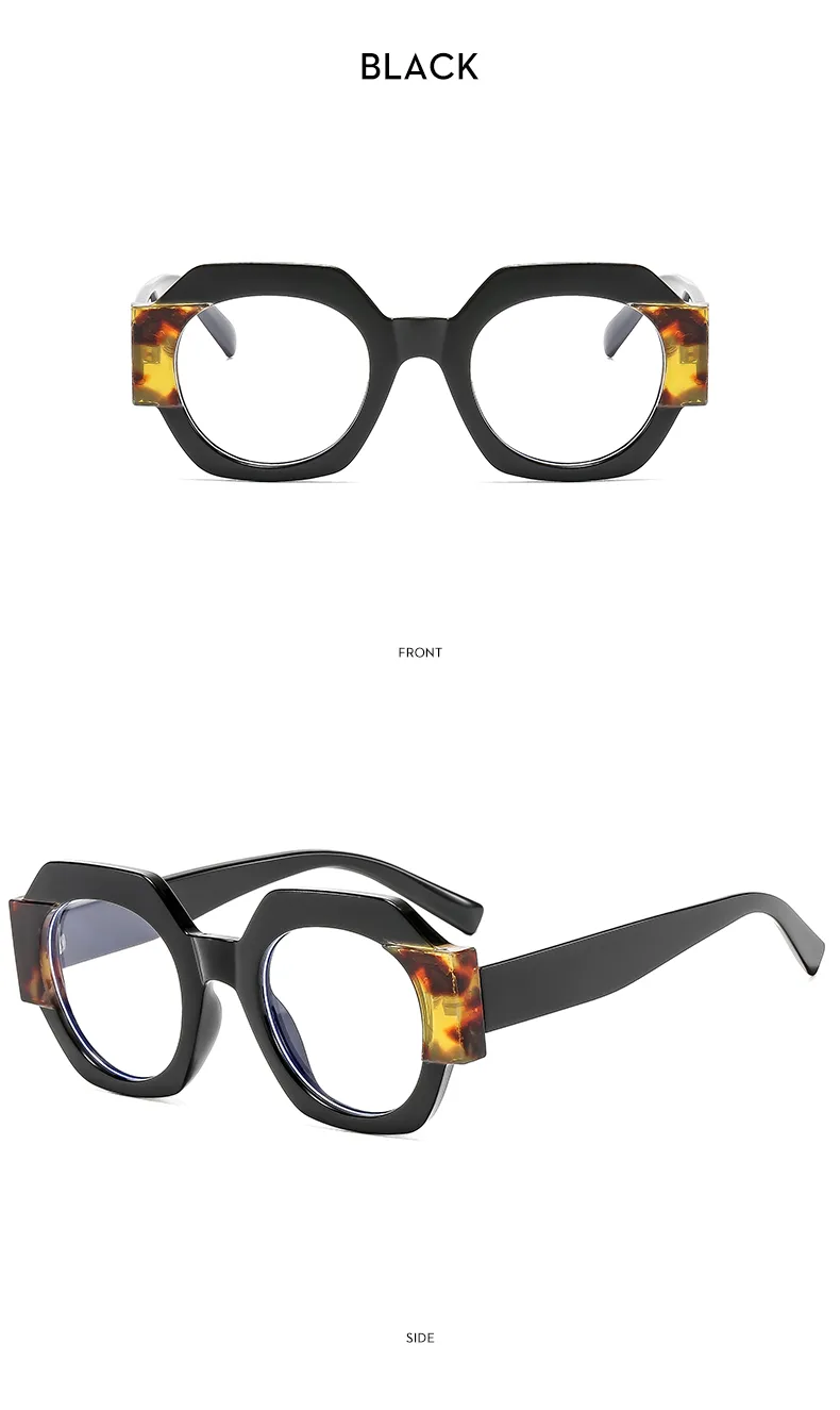 Polígono Casual Color Sólido C.A. Fotograma Completo Gafas De Sol Mujer display picture 16