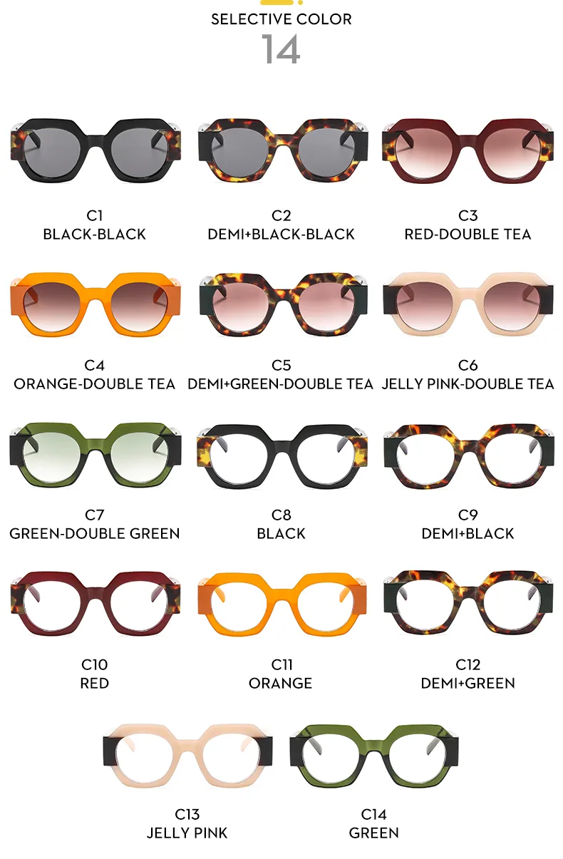Polygon Casual Solid Color Ac Full Frame Women's Sunglasses display picture 22