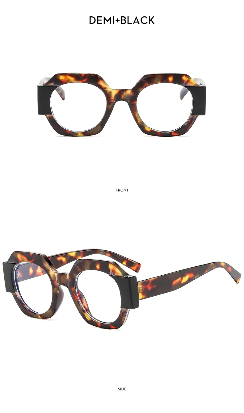 Polígono Casual Color Sólido C.A. Fotograma Completo Gafas De Sol Mujer display picture 14