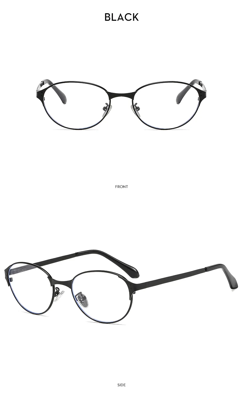 Oval Frame Casual Solid Color Ac Gradient Tinted Lenses Full Frame Women's Sunglasses display picture 8