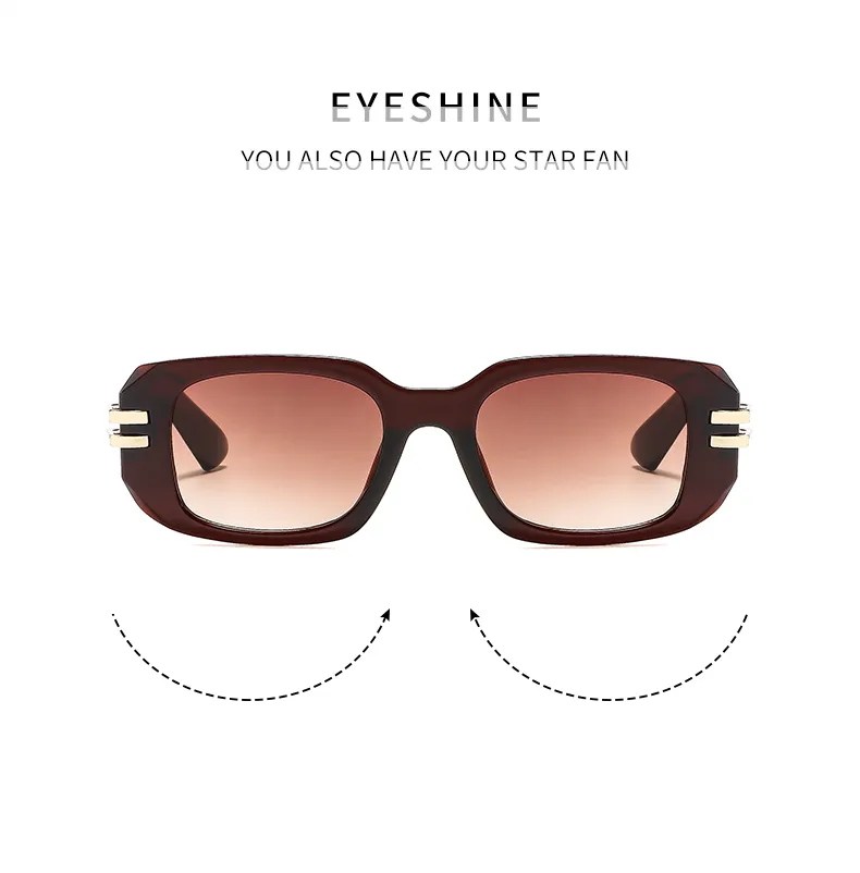 Square Casual Solid Color Ac Gradient Tinted Lenses Full Frame Women's Sunglasses display picture 3
