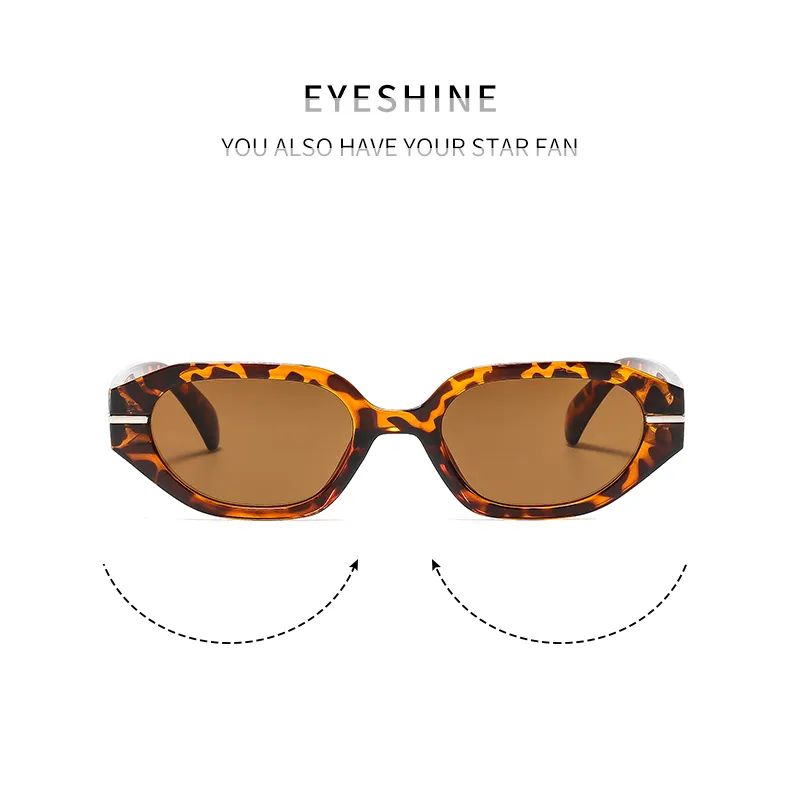 Cadre Ovale Décontractée Couleur Unie Ca Verres Teintés Dégradés Plein Cadre Femmes De Lunettes De Soleil display picture 3