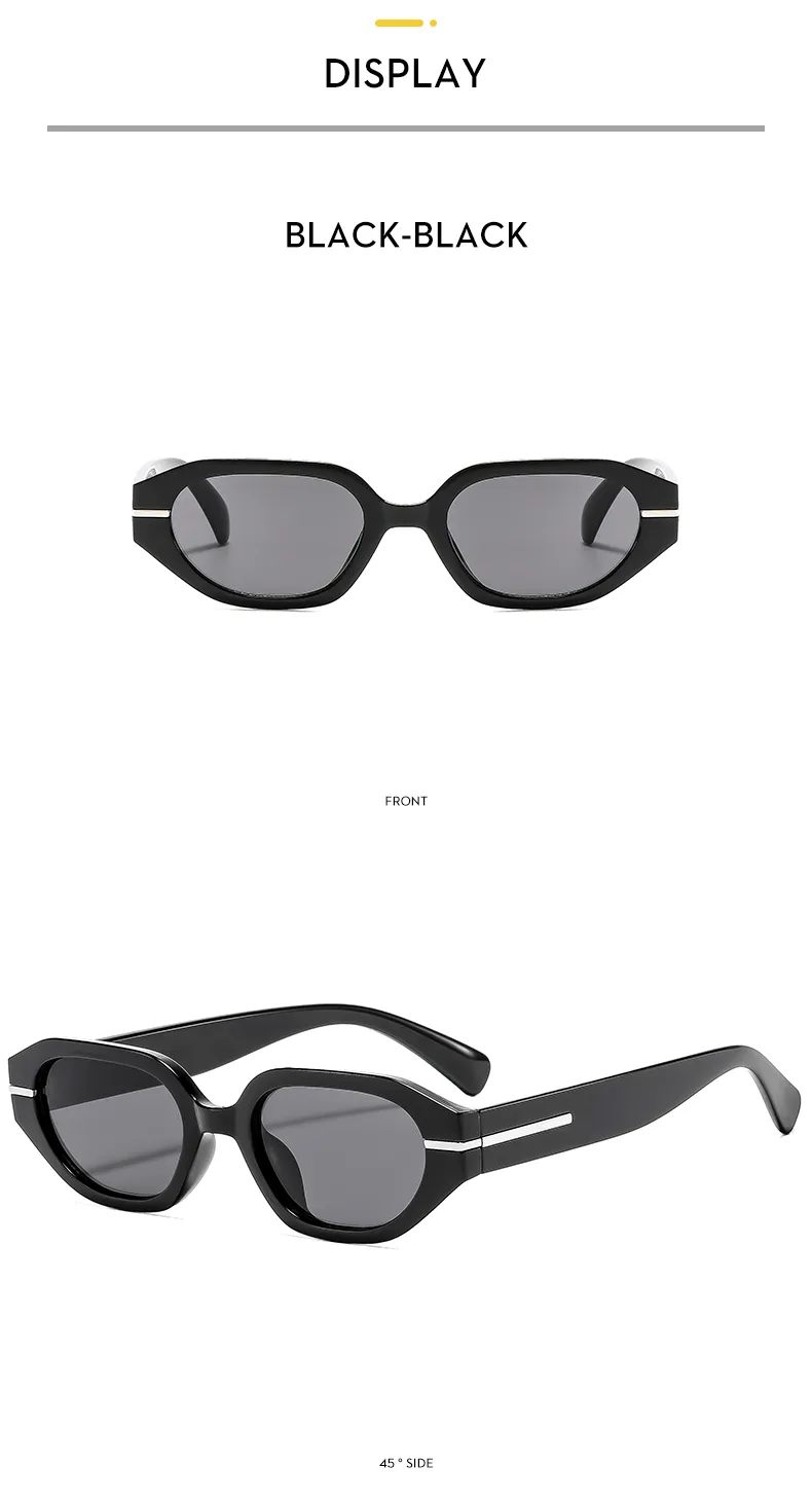 Oval Frame Casual Solid Color Ac Gradient Tinted Lenses Full Frame Women's Sunglasses display picture 6