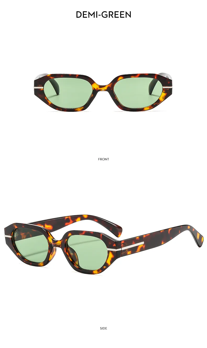 Marco Ovalado Casual Color Sólido C.A. Lentes Tintados Con Degradado Fotograma Completo Gafas De Sol Mujer display picture 7