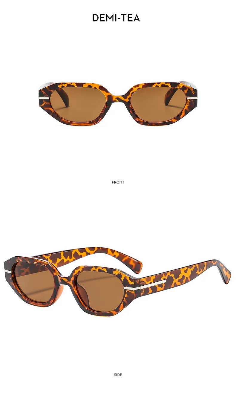 Cadre Ovale Décontractée Couleur Unie Ca Verres Teintés Dégradés Plein Cadre Femmes De Lunettes De Soleil display picture 15