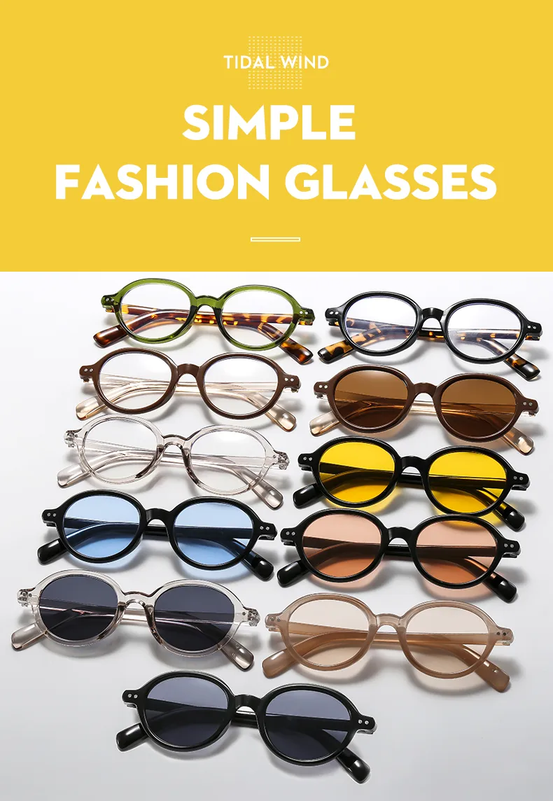 Round Frame Casual Solid Color Ac Full Frame Women's Sunglasses display picture 8