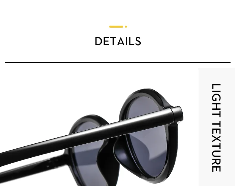 Marco Redondo Casual Color Sólido C.A. Fotograma Completo Gafas De Sol Mujer display picture 2