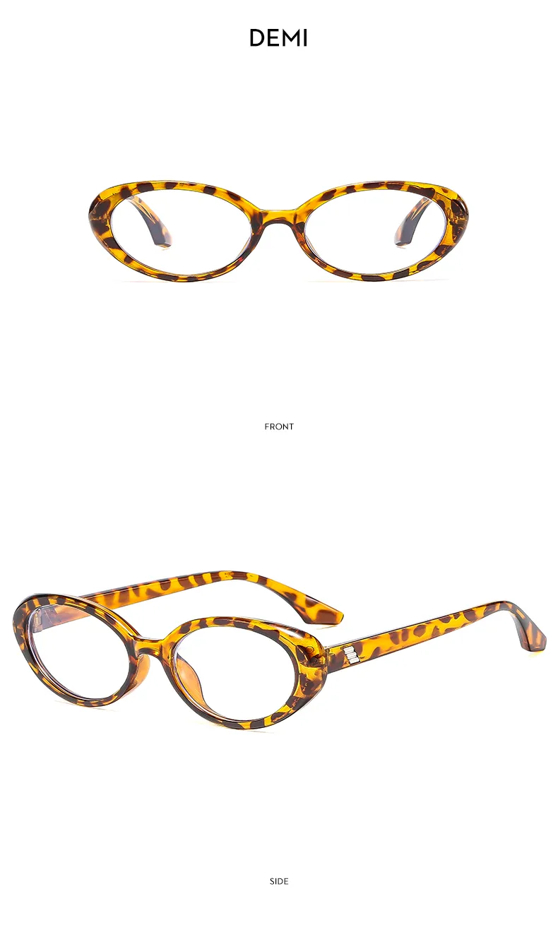 Cadre Ovale Décontractée Couleur Unie Ca Verres Teintés Dégradés Plein Cadre Femmes De Lunettes De Soleil display picture 16