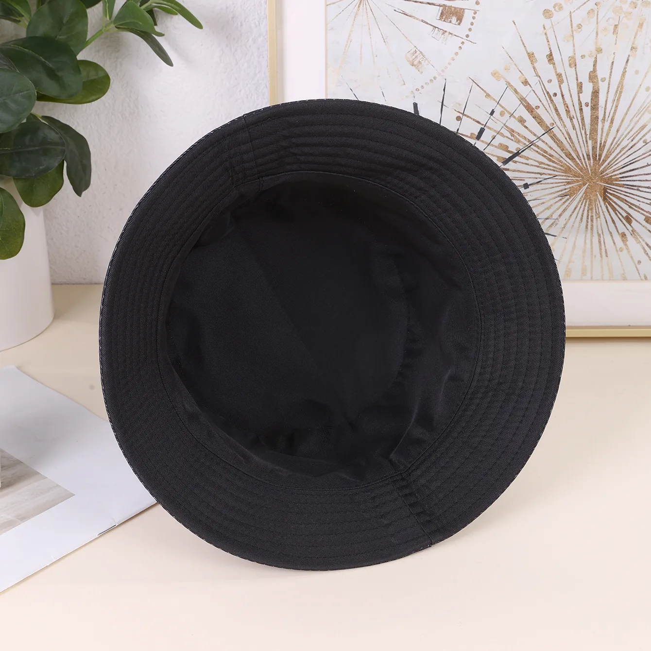 Women's Letter High Heel Wide Eaves Casual Preppy Style Commute Bucket Hat display picture 2