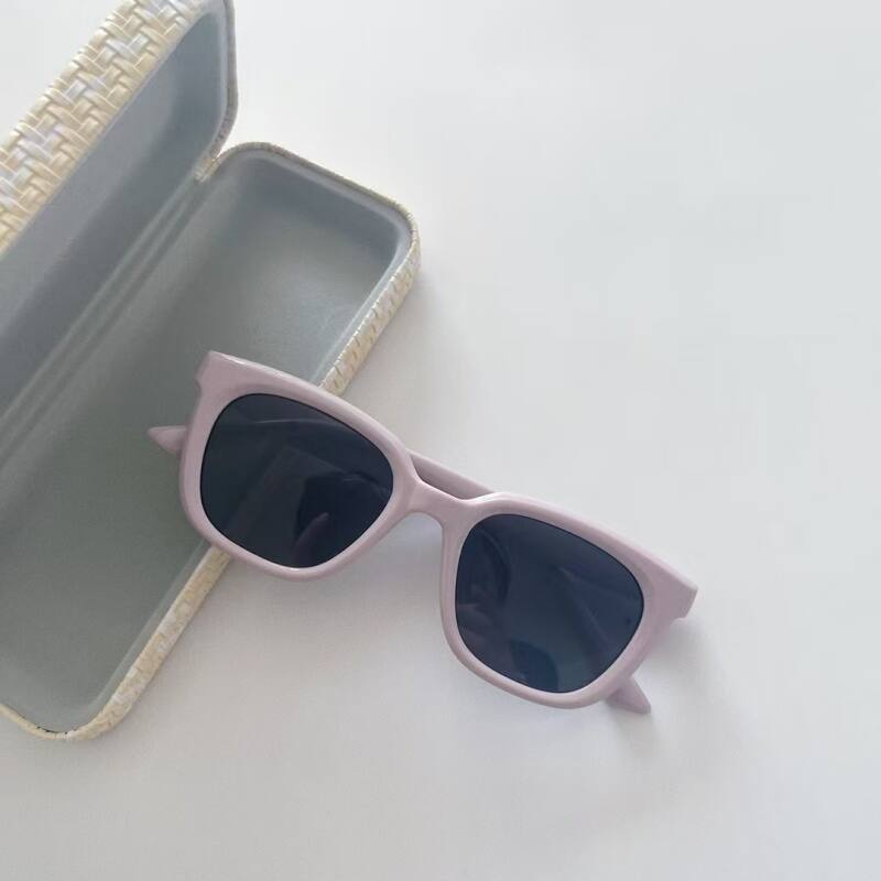 Cuadrado Casual Ropa De Calle Cuadrado Ordenador Personal Resina Lentes Tintados Con Degradado Fotograma Completo Gafas De Sol Para Niños display picture 6