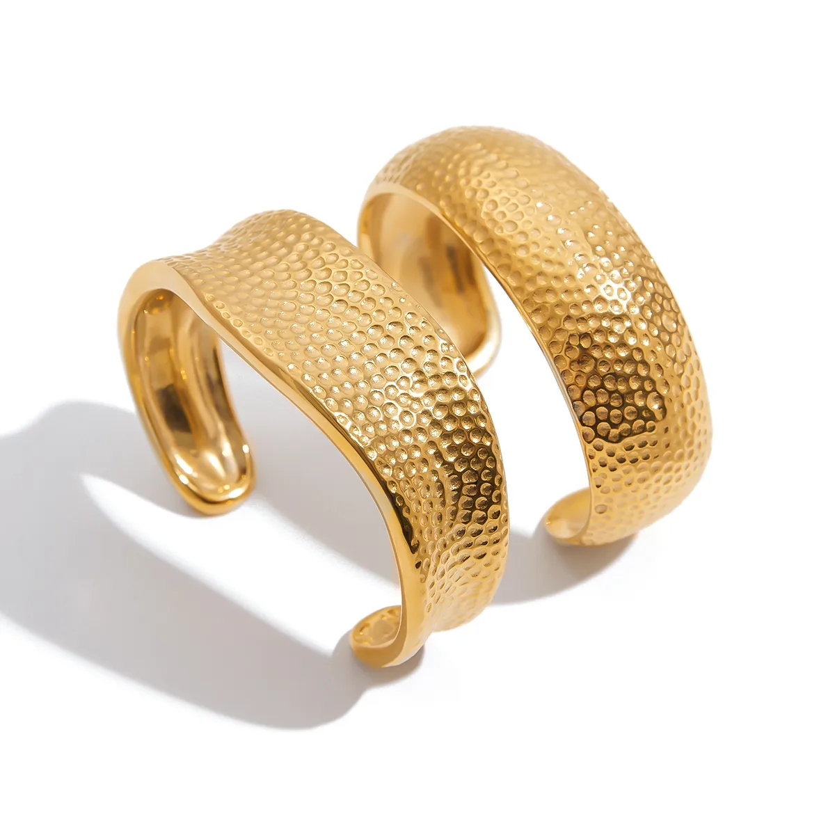 Geometric Casual Modern Style Commute 316 Stainless Steel  Cuff Bracelets Bangle In Bulk display picture 7