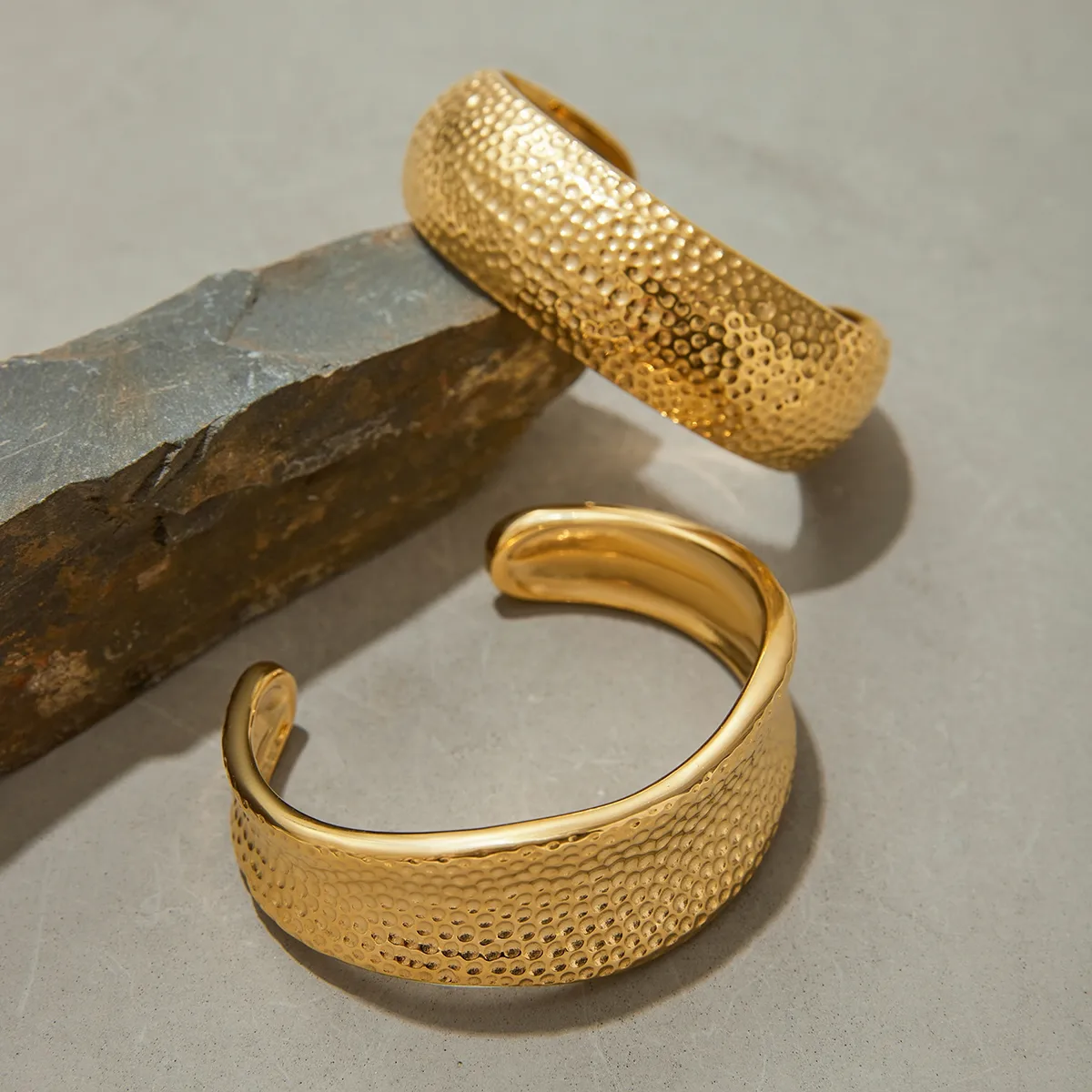 Géométrique Décontractée Style Moderne Commuer Acier Inoxydable 316 Bracelets Manchette Bracelet En Masse display picture 6