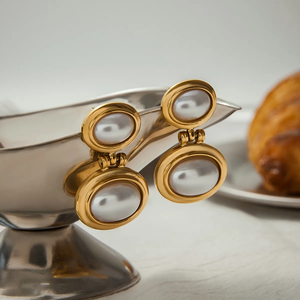 Geométrico Casual Estilo Moderno Acero Inoxidable 316 Pendientes display picture 6