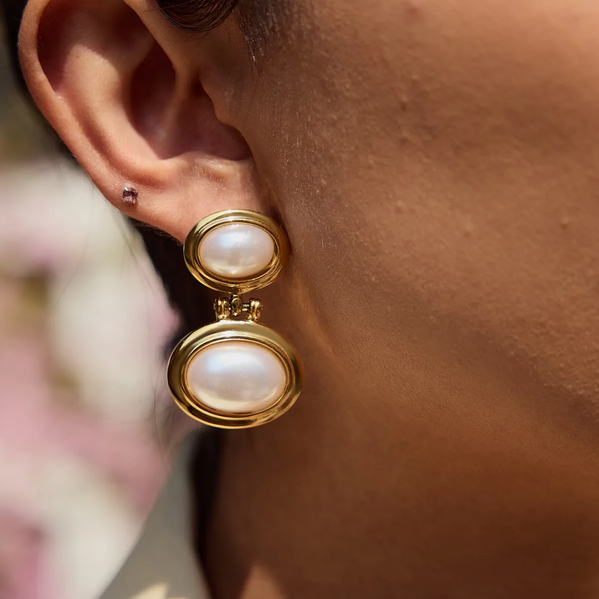 Geometric Casual Modern Style 316 Stainless Steel  Ear Studs display picture 1