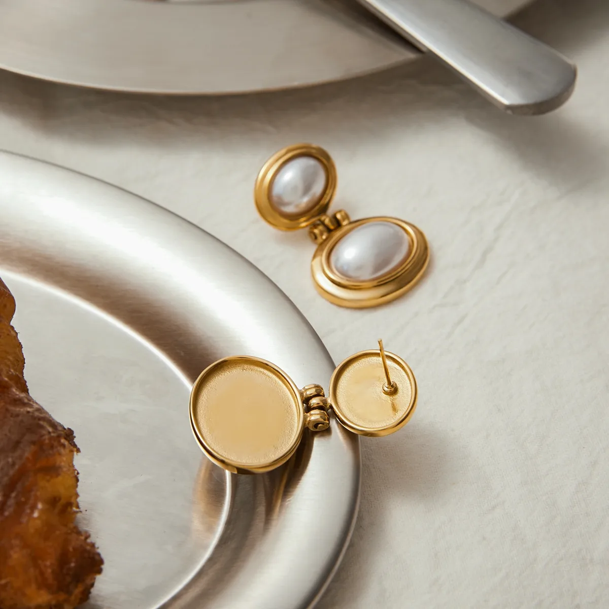 Géométrique Décontractée Style Moderne Acier Inoxydable 316 Boucles D'Oreilles display picture 9