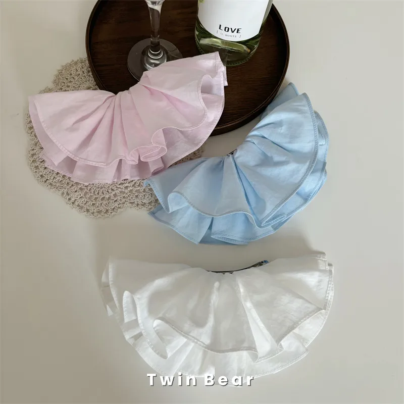 Tête Arrière Modifiée En Pur Coton Large En Trois Dimensions Double Grande Jupe Bud Barrettes Horizontal Clip Cheveux Accessoires Coiffure display picture 12