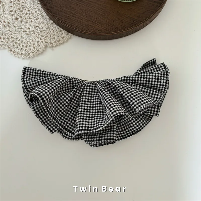 Tête Arrière Modifiée En Pur Coton Large En Trois Dimensions Double Grande Jupe Bud Barrettes Horizontal Clip Cheveux Accessoires Coiffure display picture 14