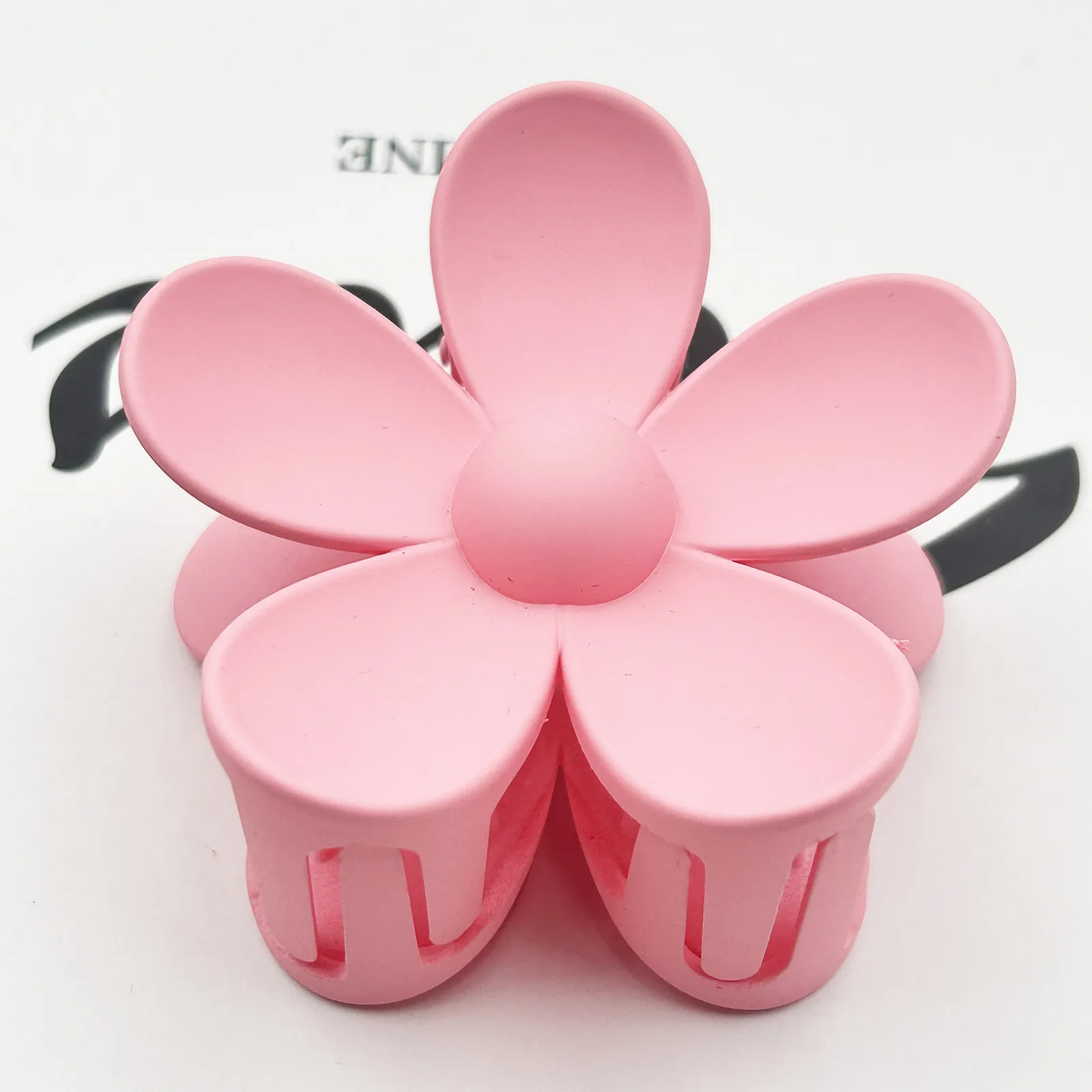 Frosted Flower Hair Clip Back Head Updo Hair Clip Barrettes Ponytail Bun High-Grade Sense Barrettes Shark Clip Wholesale display picture 5