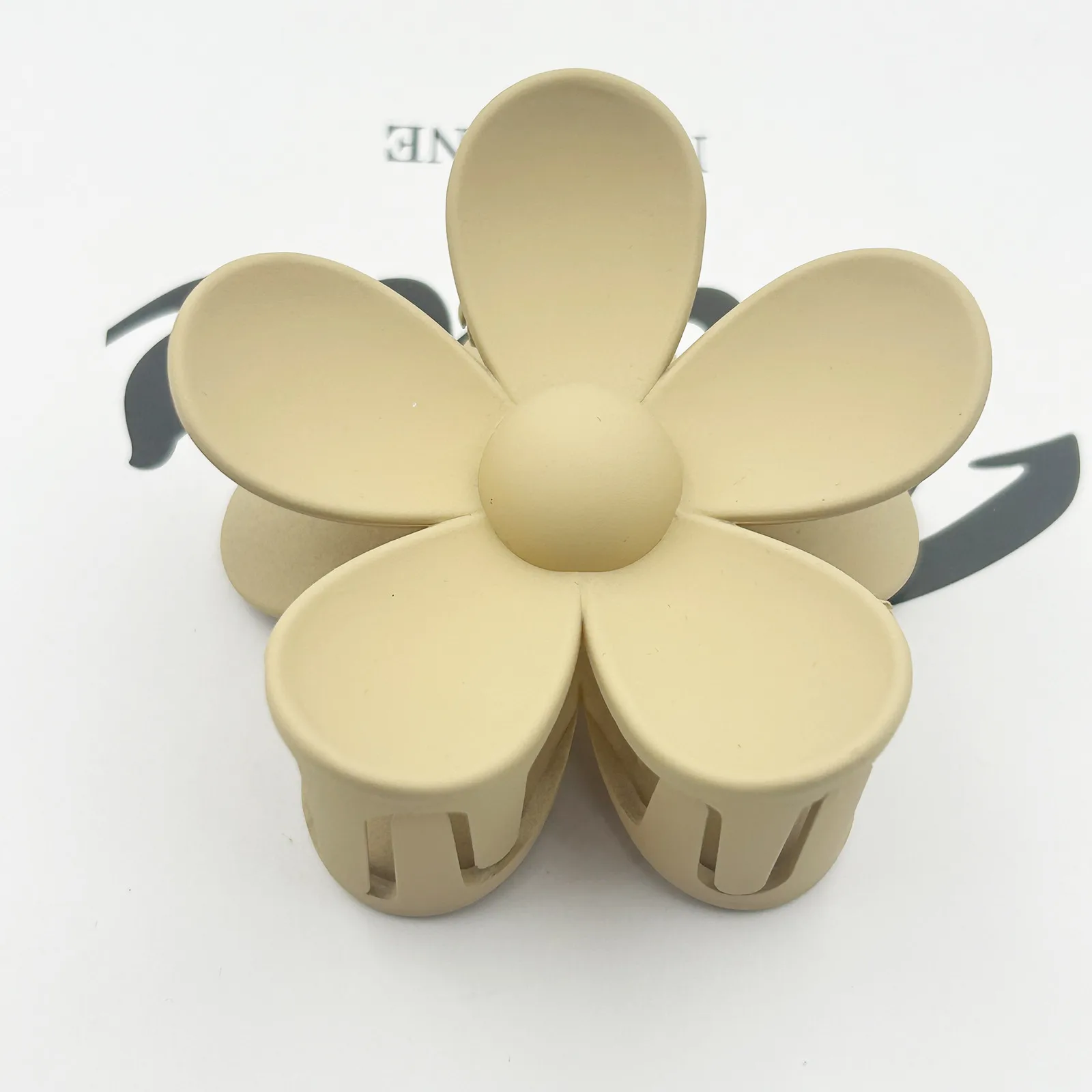 Pinza De Pelo De Flor Esmerilada Transfronteriza, Broche De Pelo Para Parte Posterior De La Cabeza, Broche De Pelo Para Cola De Caballo, Broche De Tiburón De Alto Grado Al Por Mayor display picture 15