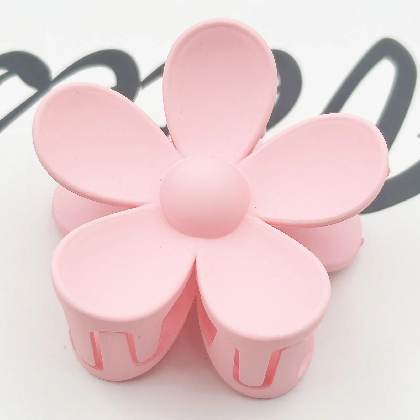 Frosted Flower Hair Clip Back Head Updo Hair Clip Barrettes Ponytail Bun High-Grade Sense Barrettes Shark Clip Wholesale display picture 19