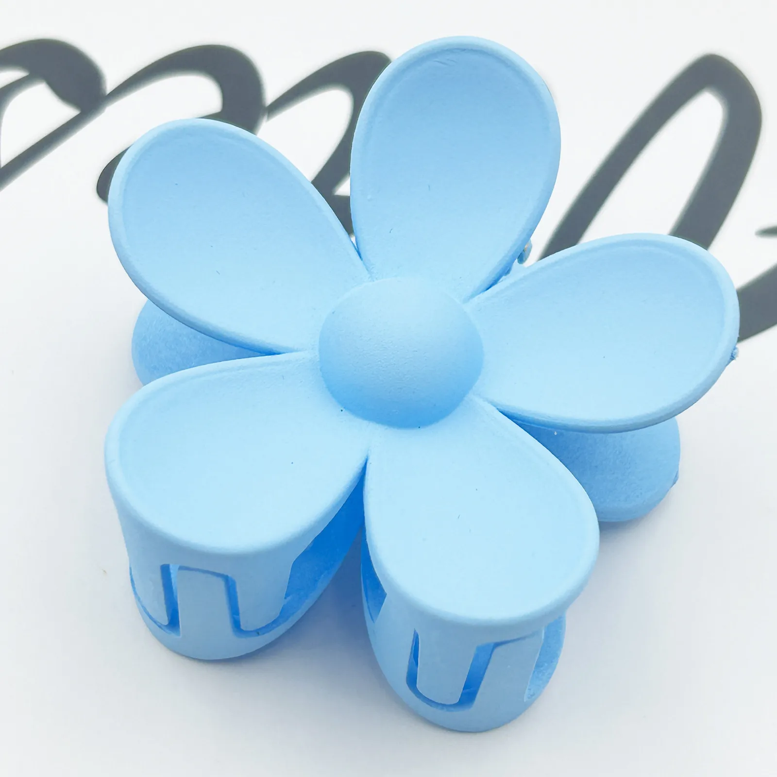 Frosted Flower Hair Clip Back Head Updo Hair Clip Barrettes Ponytail Bun High-Grade Sense Barrettes Shark Clip Wholesale display picture 20