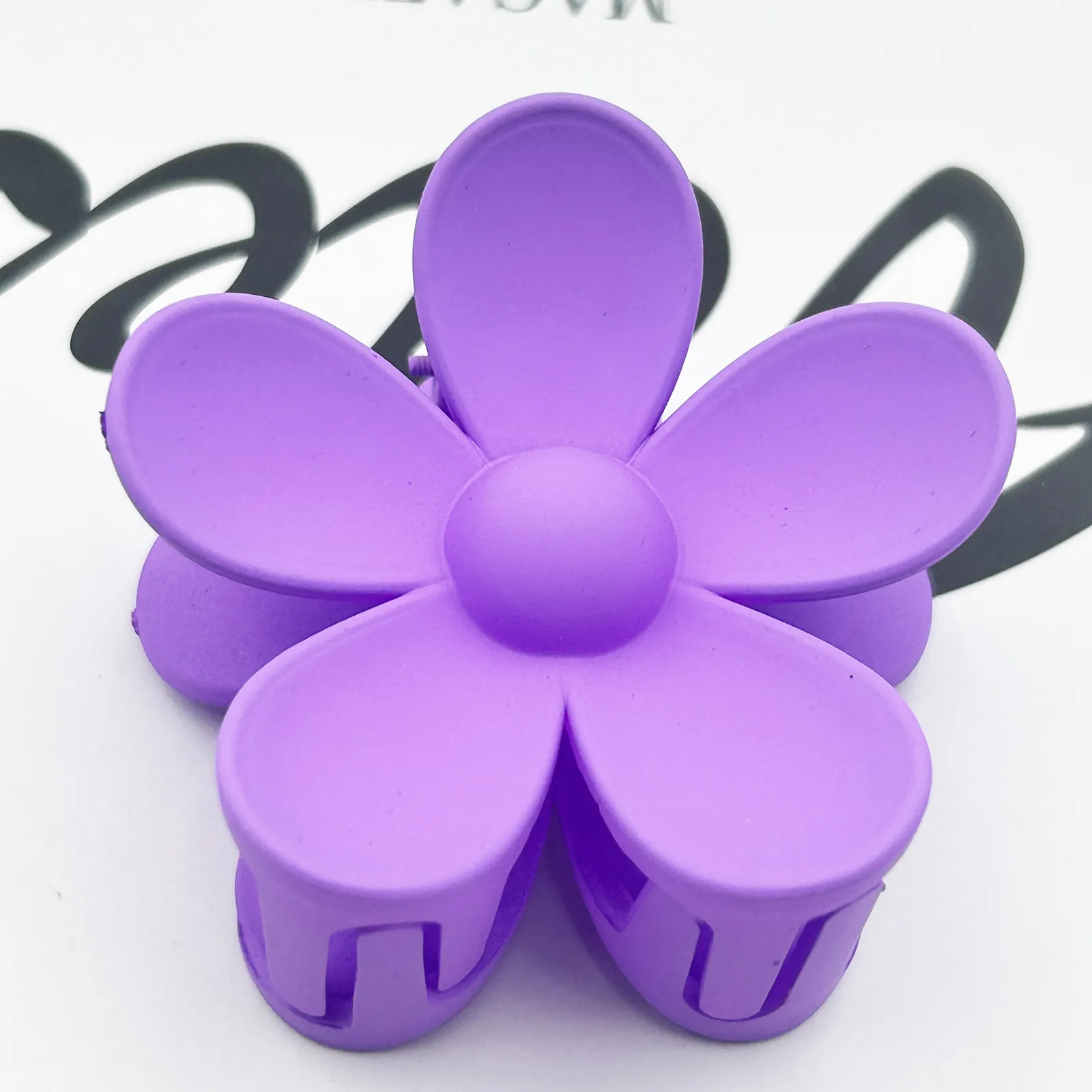 Frosted Flower Hair Clip Back Head Updo Hair Clip Barrettes Ponytail Bun High-Grade Sense Barrettes Shark Clip Wholesale display picture 21