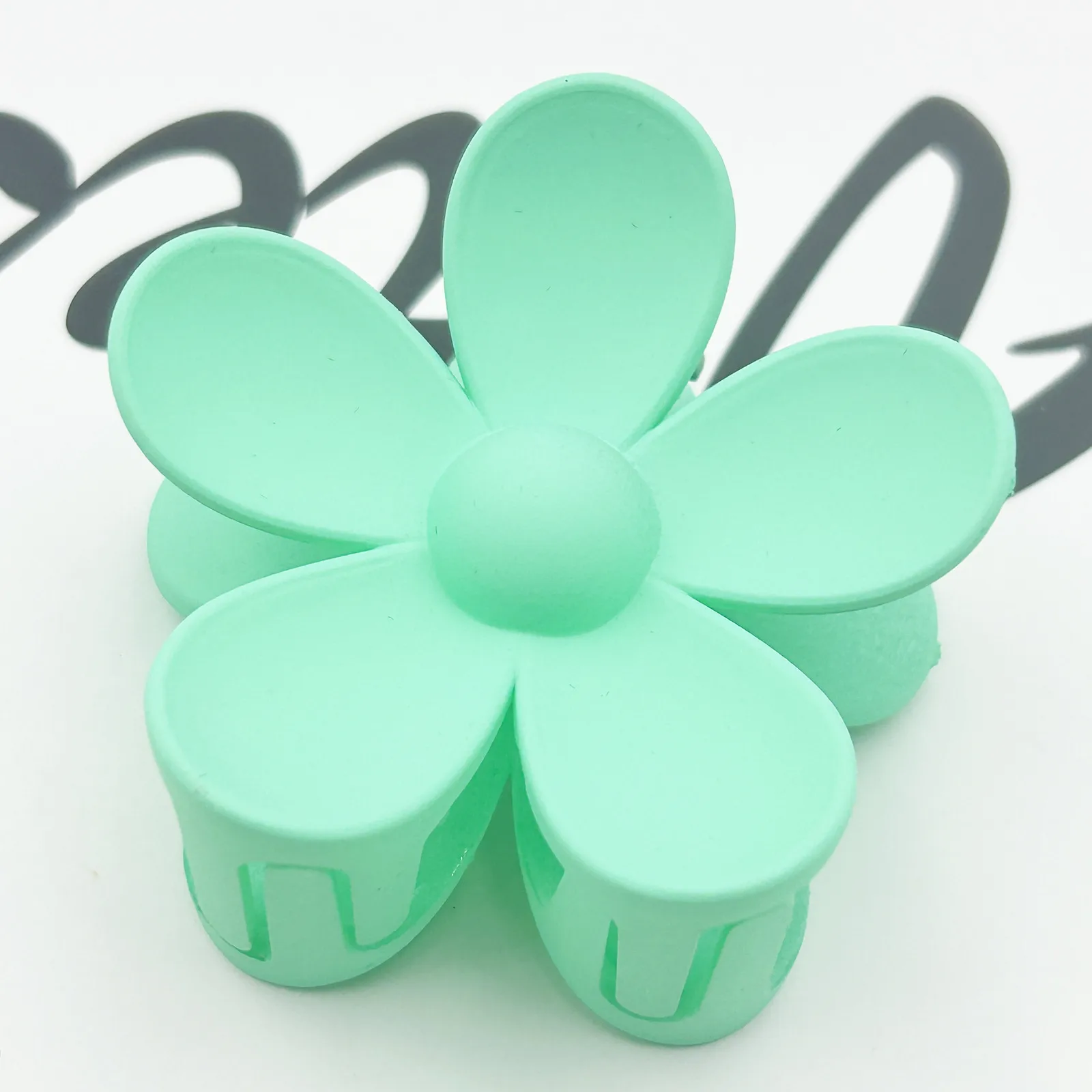 Pinza De Pelo De Flor Esmerilada Transfronteriza, Broche De Pelo Para Parte Posterior De La Cabeza, Broche De Pelo Para Cola De Caballo, Broche De Tiburón De Alto Grado Al Por Mayor display picture 22