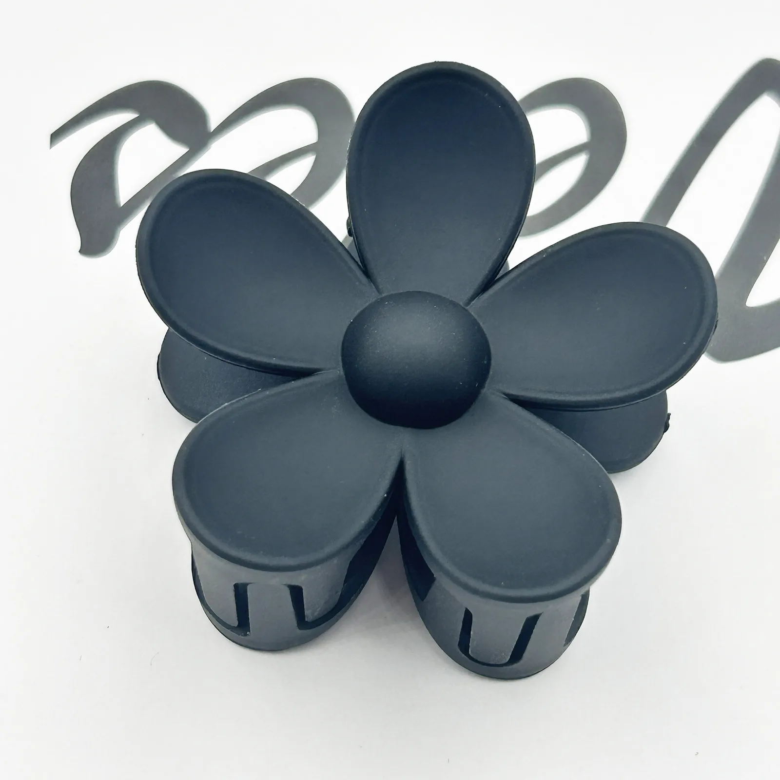 Pinza De Pelo De Flor Esmerilada Transfronteriza, Broche De Pelo Para Parte Posterior De La Cabeza, Broche De Pelo Para Cola De Caballo, Broche De Tiburón De Alto Grado Al Por Mayor display picture 24