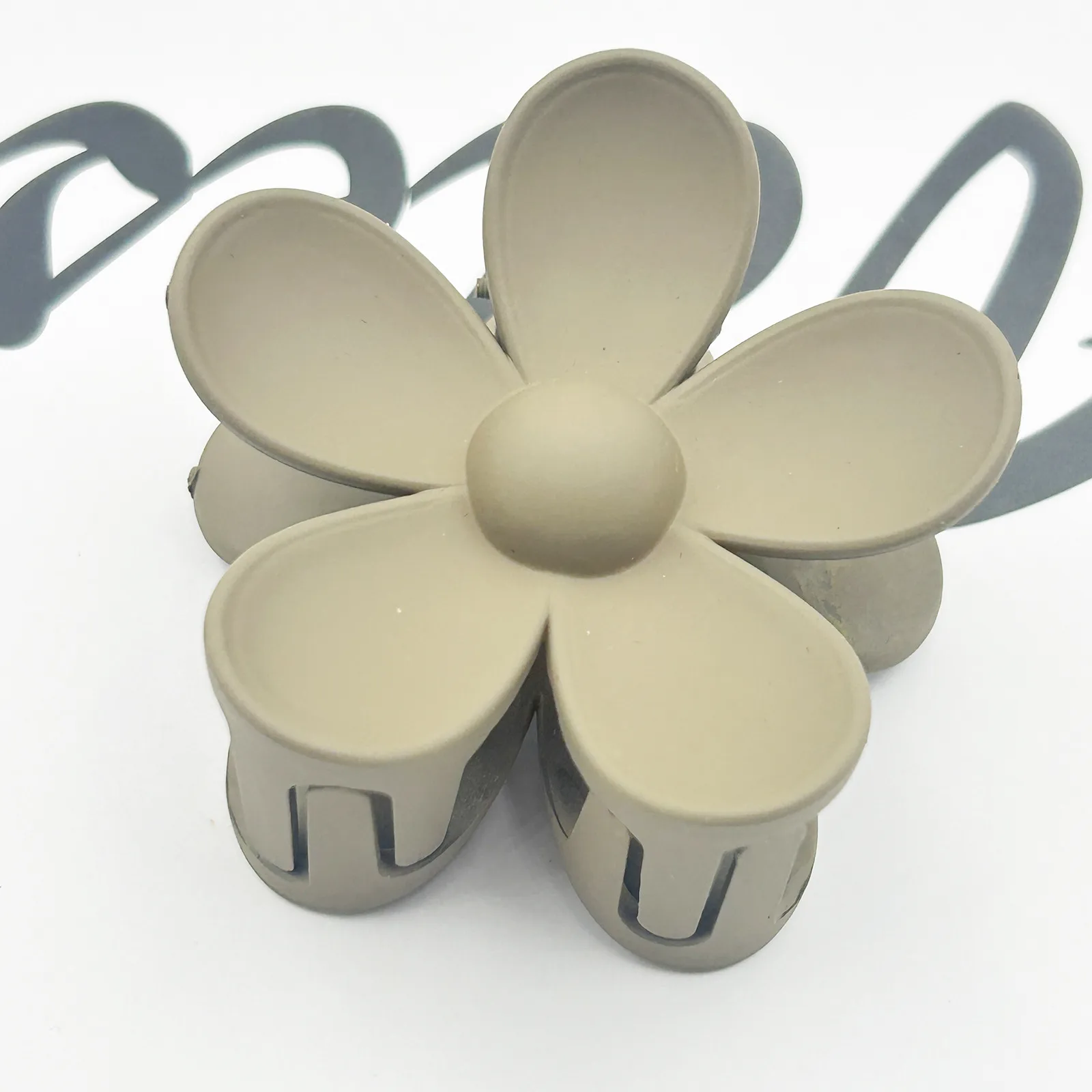 Pinza De Pelo De Flor Esmerilada Transfronteriza, Broche De Pelo Para Parte Posterior De La Cabeza, Broche De Pelo Para Cola De Caballo, Broche De Tiburón De Alto Grado Al Por Mayor display picture 27