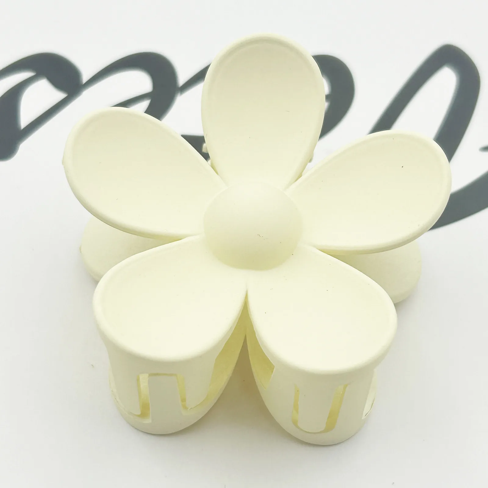 Frosted Flower Hair Clip Back Head Updo Hair Clip Barrettes Ponytail Bun High-Grade Sense Barrettes Shark Clip Wholesale display picture 29