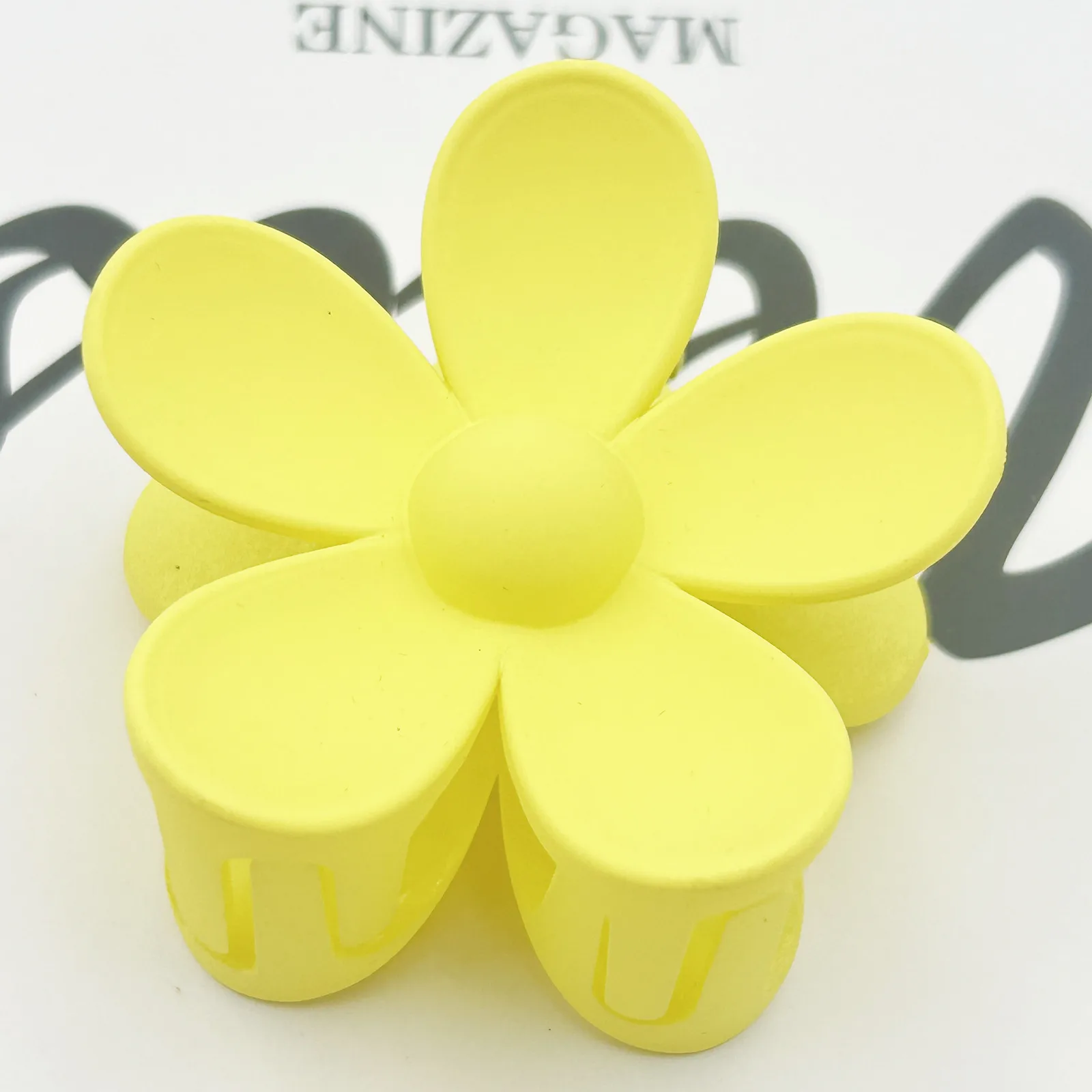 Frosted Flower Hair Clip Back Head Updo Hair Clip Barrettes Ponytail Bun High-Grade Sense Barrettes Shark Clip Wholesale display picture 30