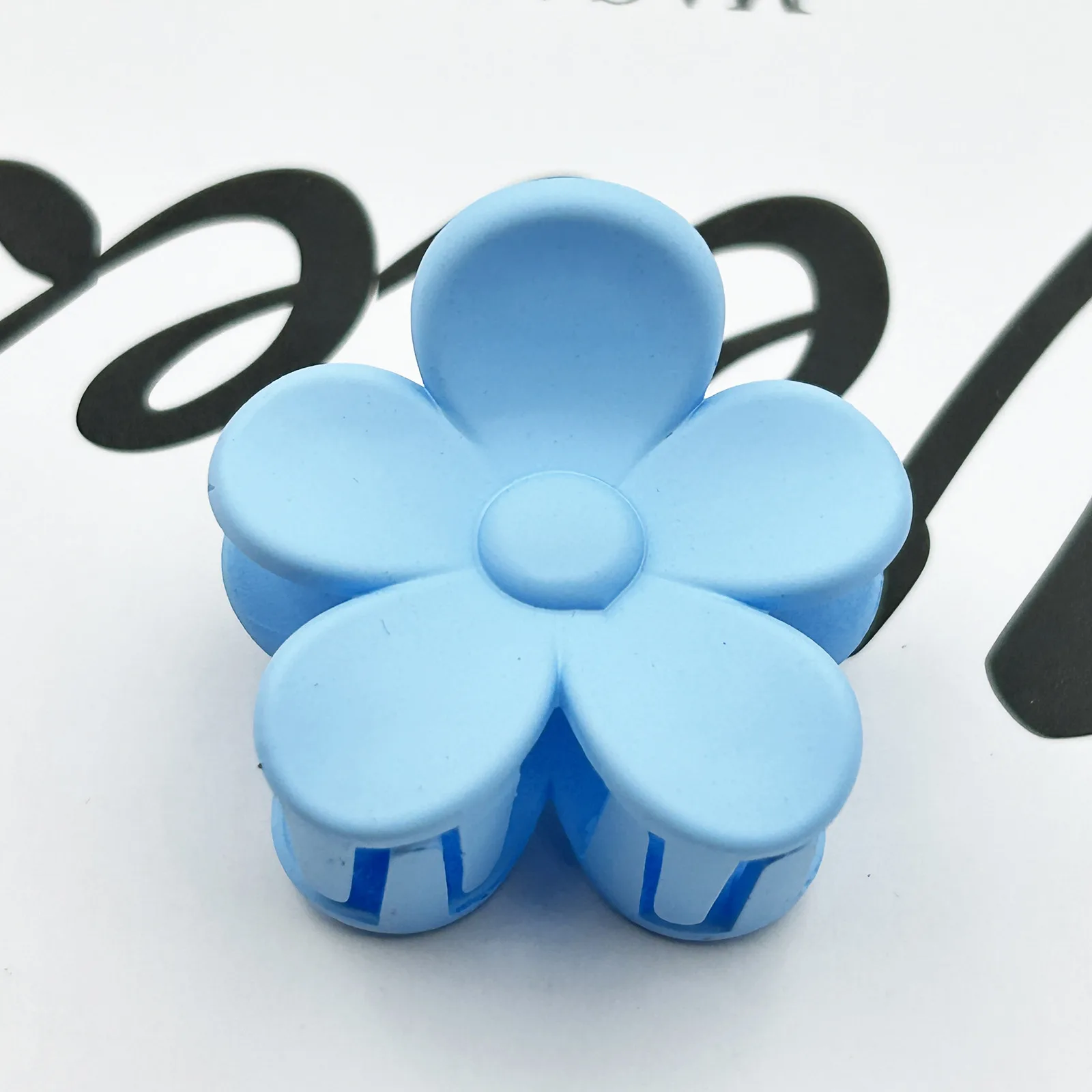 Frosted Flower Hair Clip Back Head Updo Hair Clip Barrettes Ponytail Bun High-Grade Sense Barrettes Shark Clip Wholesale display picture 32