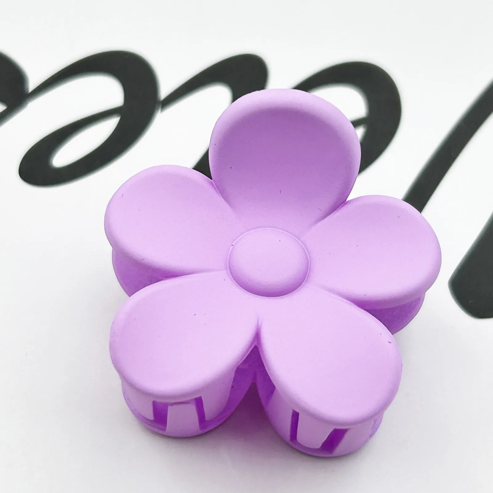 Frosted Flower Hair Clip Back Head Updo Hair Clip Barrettes Ponytail Bun High-Grade Sense Barrettes Shark Clip Wholesale display picture 33