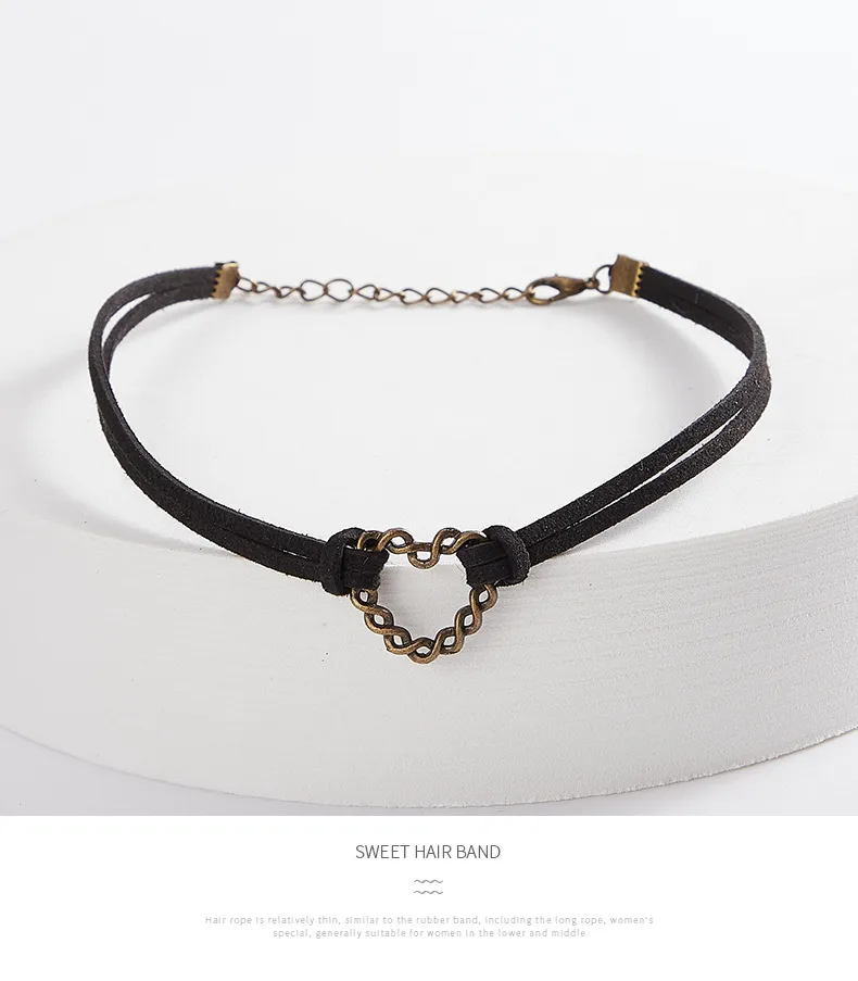 Populaire Collier Collier Femmes Choker Clavicule Chaîne Cou Accessoires Collier Collier En Dentelle Collier Court display picture 5